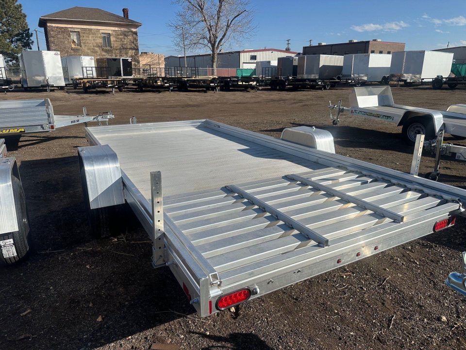 New 2027 Aluma 7814ESA Utility Trailer