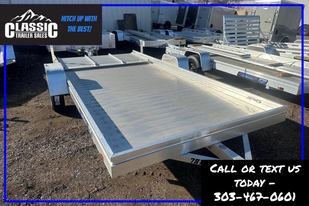 New 2027 Aluma 7814ESA Utility Trailer