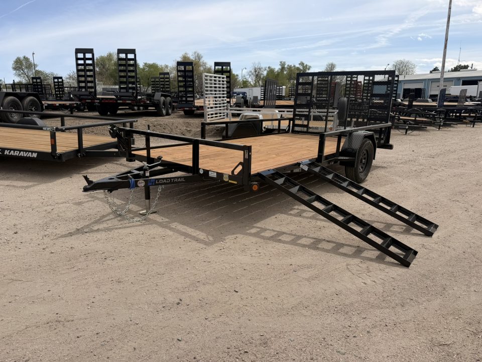 New 2026 Load Trail 7-14 Ramp Gate Utility W/ ATV Ramps 3K GVWR