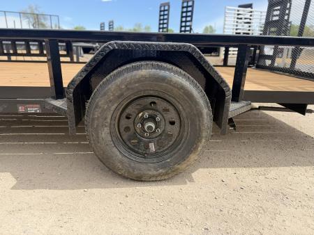 New 2026 Load Trail 7-14 Ramp Gate Utility W/ ATV Ramps 3K GVWR