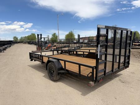New 2026 Load Trail 7-14 Ramp Gate Utility W/ ATV Ramps 3K GVWR