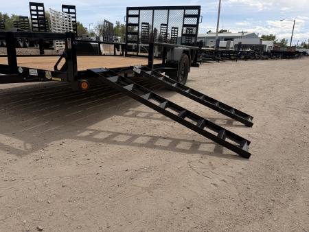 New 2026 Load Trail 7-14 Ramp Gate Utility W/ ATV Ramps 3K GVWR