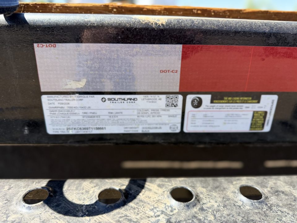 New 2026 Southland Trailers 7-HD22 Tilt Deck Equipment Hauler 14K GVWR