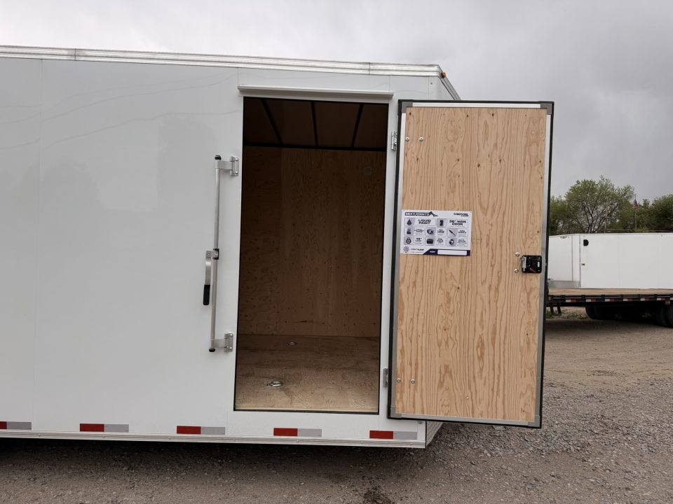 New 2026 Royal Cargo Trailers 8-20-1.5V Enclosed Car Hauler W/ Escape Door