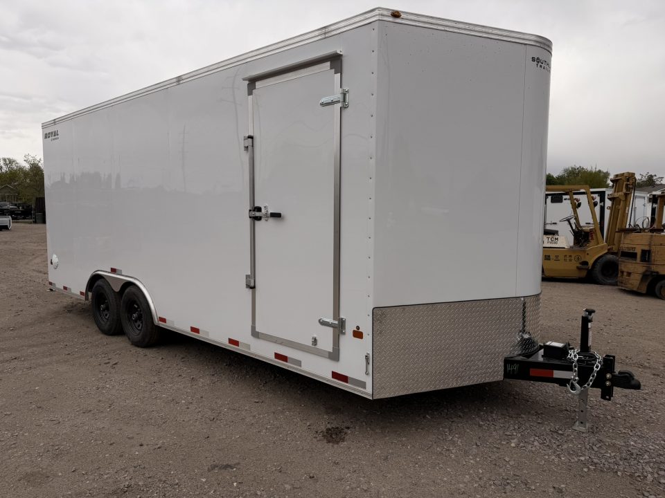 New 2026 Royal Cargo Trailers 8-20-1.5V Enclosed Car Hauler W/ Escape Door