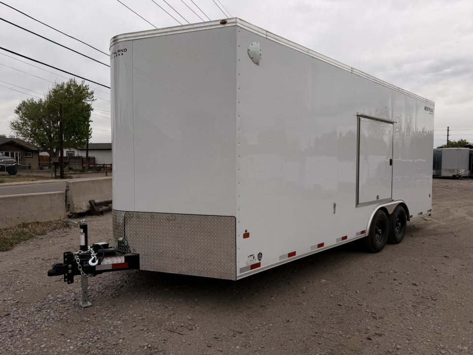 New 2026 Royal Cargo Trailers 8-20-1.5V Enclosed Car Hauler W/ Escape Door