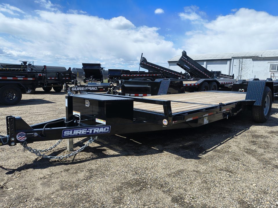 New 2025 Sure-Trac 78X12+4 7.8K SING AXLE TILT Equipment Trailer