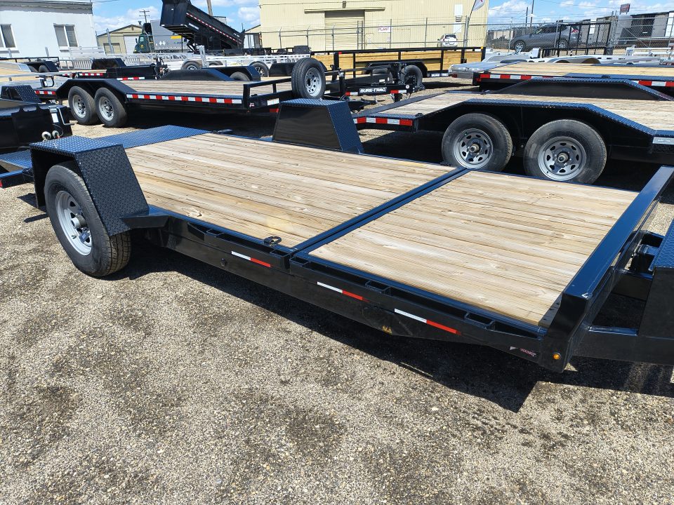 New 2025 Sure-Trac 78X12+4 7.8K SING AXLE TILT Equipment Trailer