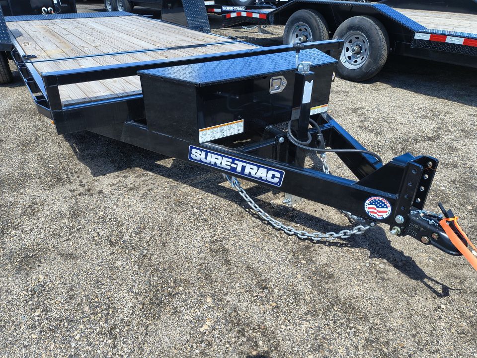 New 2025 Sure-Trac 78X12+4 7.8K SING AXLE TILT Equipment Trailer