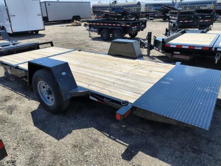 New 2025 Sure-Trac 78X12+4 7.8K SING AXLE TILT Equipment Trailer