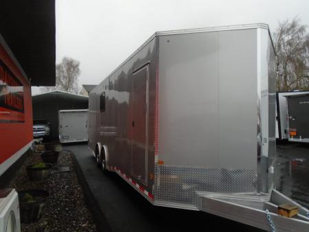 New 2026 ALCOM STEALTH Car Hauler 8.5X28 WITH EXTRAHEIGHT