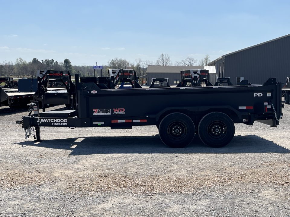 New 2025 Watchdog Dump Trailer | 7' x 14' 14K GVWR