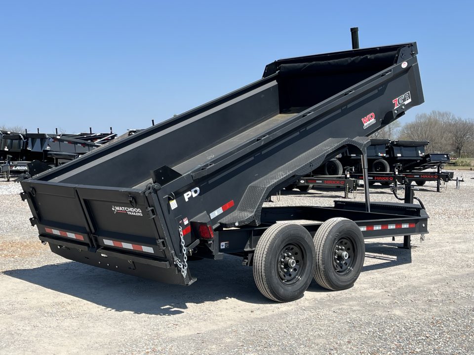 New 2025 Watchdog Dump Trailer | 7' x 14' 14K GVWR