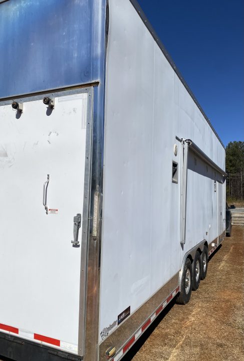 Used 2011 Cargo Mate 32’ Stacker Trailer