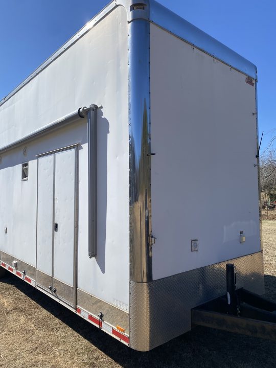 Used 2011 Cargo Mate 32’ Stacker Trailer