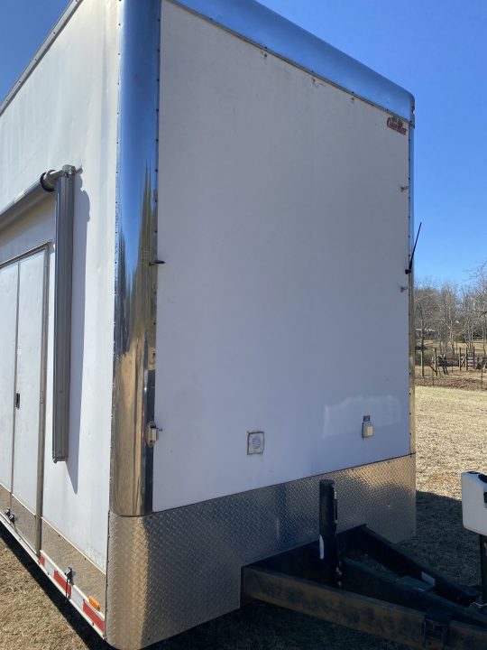 Used 2011 Cargo Mate 32’ Stacker Trailer