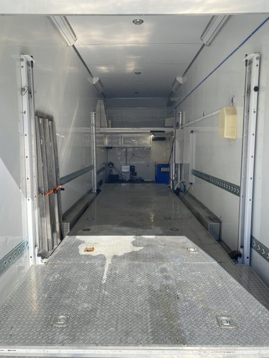 Used 2011 Cargo Mate 32’ Stacker Trailer