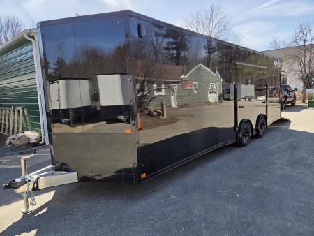 New 2026 Nitro 8.5x26 aluminum car trailer with escape door & spoiler Car / Racing Trailer