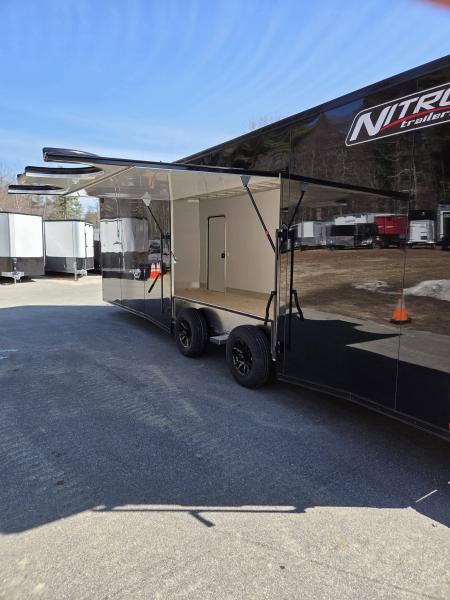 New 2026 Nitro 8.5x26 aluminum car trailer with escape door & spoiler Car / Racing Trailer