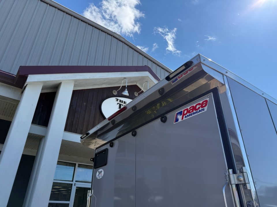 New Pace American 7' x 14' + V-Nose Enclosed Cargo Trailer with Ramp Door 7K