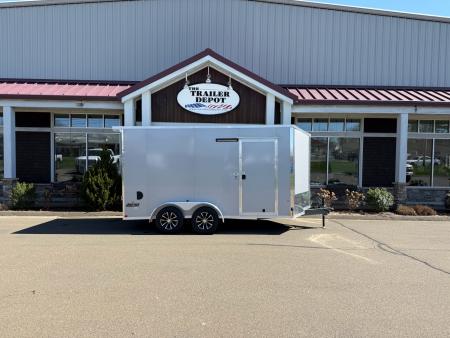 New Pace American 7' x 14' + V-Nose Enclosed Cargo Trailer with Ramp Door 7K