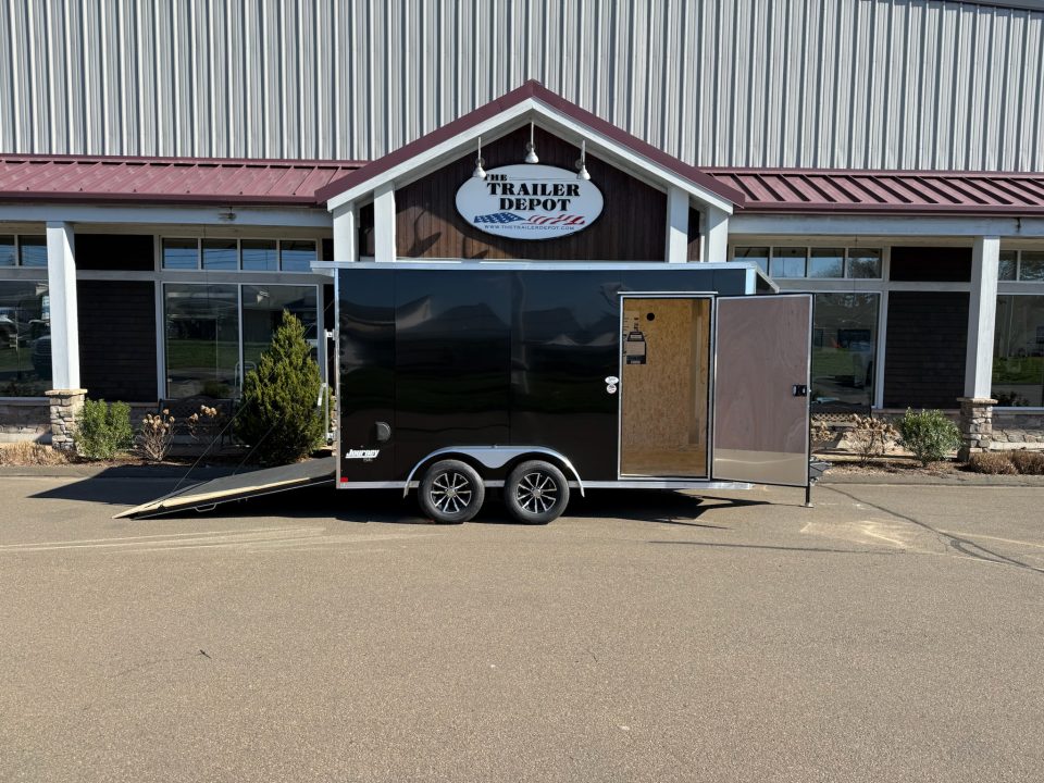 New Pace American 7' x 14' + V-Nose Enclosed Cargo Trailer with Ramp Door 7K