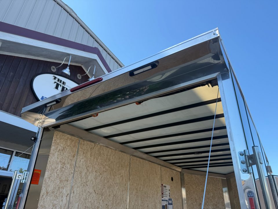 New Pace American 7' x 14' + V-Nose Enclosed Cargo Trailer with Ramp Door 7K