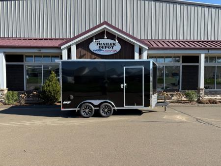 New Pace American 7' x 14' + V-Nose Enclosed Cargo Trailer with Ramp Door 7K