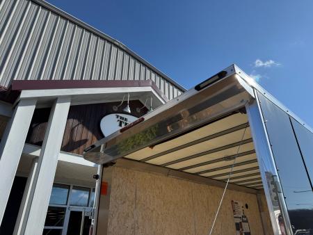 New Pace American 7' x 14' + V-Nose Enclosed Cargo Trailer with Ramp Door 7K
