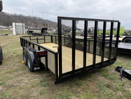 New 2026 P & T Trailers 6.4X12 7K LEAF Utility Trailer