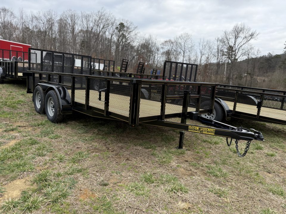 New 2026 P & T Trailers 82X14 7K LEAF Utility Trailer