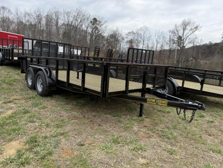 New 2026 P & T Trailers 82X16 7K LEAF 2 BRAKE Utility Trailer