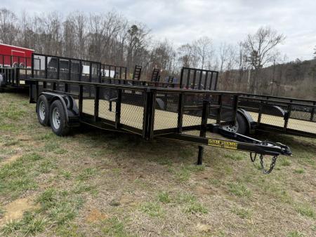 New 2026 P & T Trailers 82X16 7K LEAF 2 BRAKE Utility Trailer