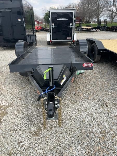 New 2026 Rawmaxx SGX1272BP7K Tilt Trailer 72X12 SA Scissor Lift (GVW:7000) JET BLACK