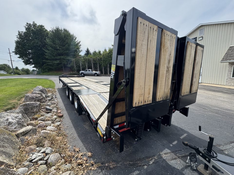 New 2026 Behnke FB8X33SDPT-50L Flatbed Trailer