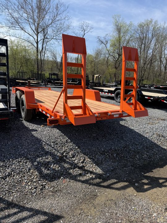 New 2026 BWISE 20' - 14K EQUIPMENT TRAILER - ORANGE
