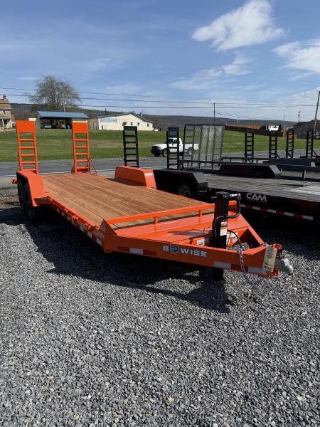 New 2026 BWISE 20' - 14K EQUIPMENT TRAILER - ORANGE