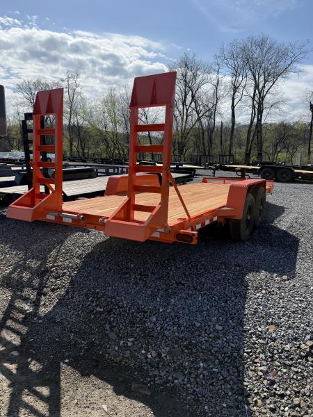 New 2026 BWISE 20' - 14K EQUIPMENT TRAILER - ORANGE
