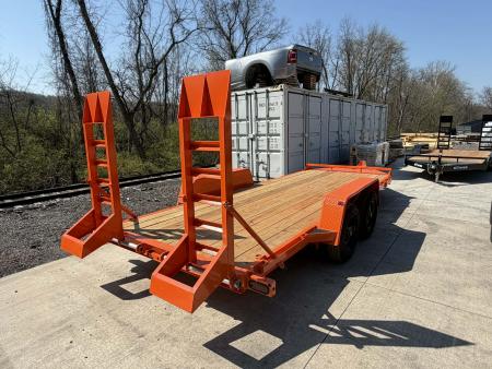 New 2026 BWISE 20' - 14K EQUIPMENT TRAILER - ORANGE