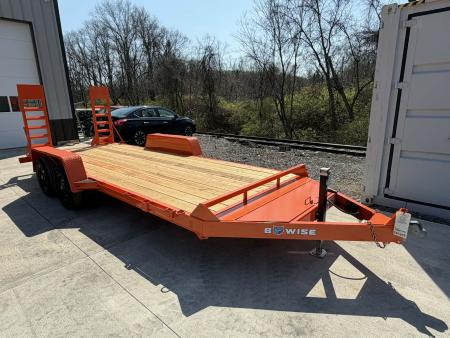 New 2026 BWISE 20' - 14K EQUIPMENT TRAILER - ORANGE