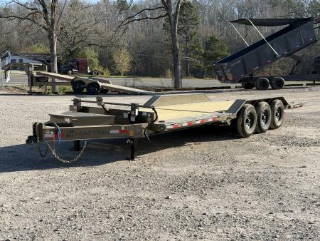 New 2026 Load Trail 102X24 TH 21K GVWR PARTIAL TILT 8 FT STATIONARY DECK, TOOLBOX Tilt Trailer