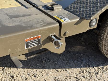 New 2026 Load Trail 102X24 TH 21K GVWR PARTIAL TILT 8 FT STATIONARY DECK, TOOLBOX Tilt Trailer
