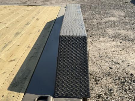New 2026 Load Trail 102X24 TH 21K GVWR PARTIAL TILT 8 FT STATIONARY DECK, TOOLBOX Tilt Trailer