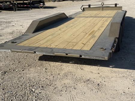New 2026 Load Trail 102X24 TH 21K GVWR PARTIAL TILT 8 FT STATIONARY DECK, TOOLBOX Tilt Trailer