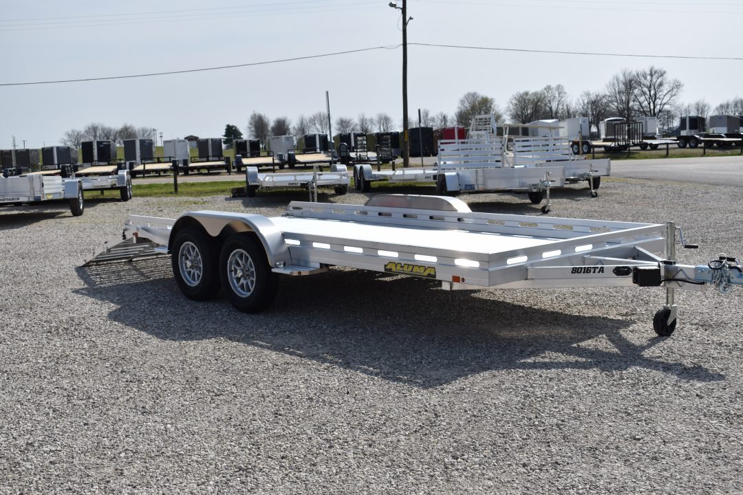 New 2027 Aluma 8016 TA-BT Utility Trailer