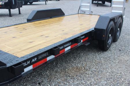 New 2026 Moritz 7' x 18' Low Pro - Aluminum Ramps - Equipment Trailer - 16000# GVW