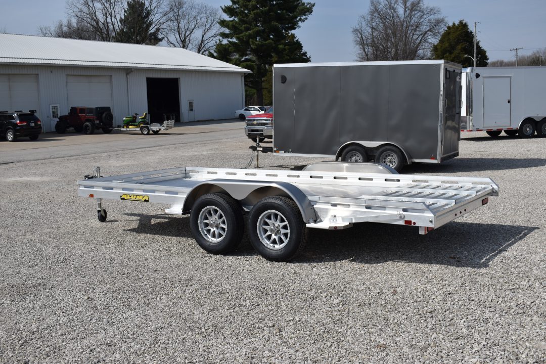 New 2027 Aluma 8016TA-TG Utility Trailer