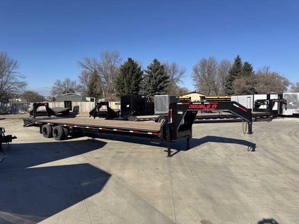 New 2026 Double A 36’ Gooseneck 2-15K axles=34.5K Deckover 31’ plus 5’ x 102”