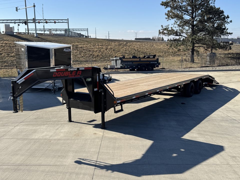 New 2026 Double A 36’ Gooseneck 2-15K axles=34.5K Deckover 31’ plus 5’ x 102”