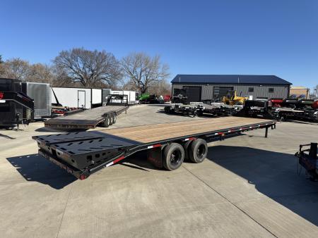 New 2026 Double A 36’ Gooseneck 2-15K axles=34.5K Deckover 31’ plus 5’ x 102”